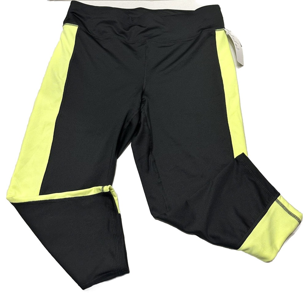 Ideology Colorblocked Cropped‎ Leggings, Size 1X